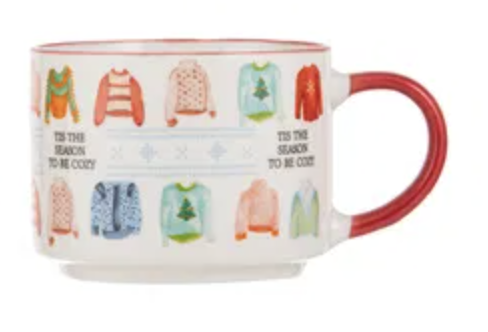 Twinkling Blooms Festive Mugs