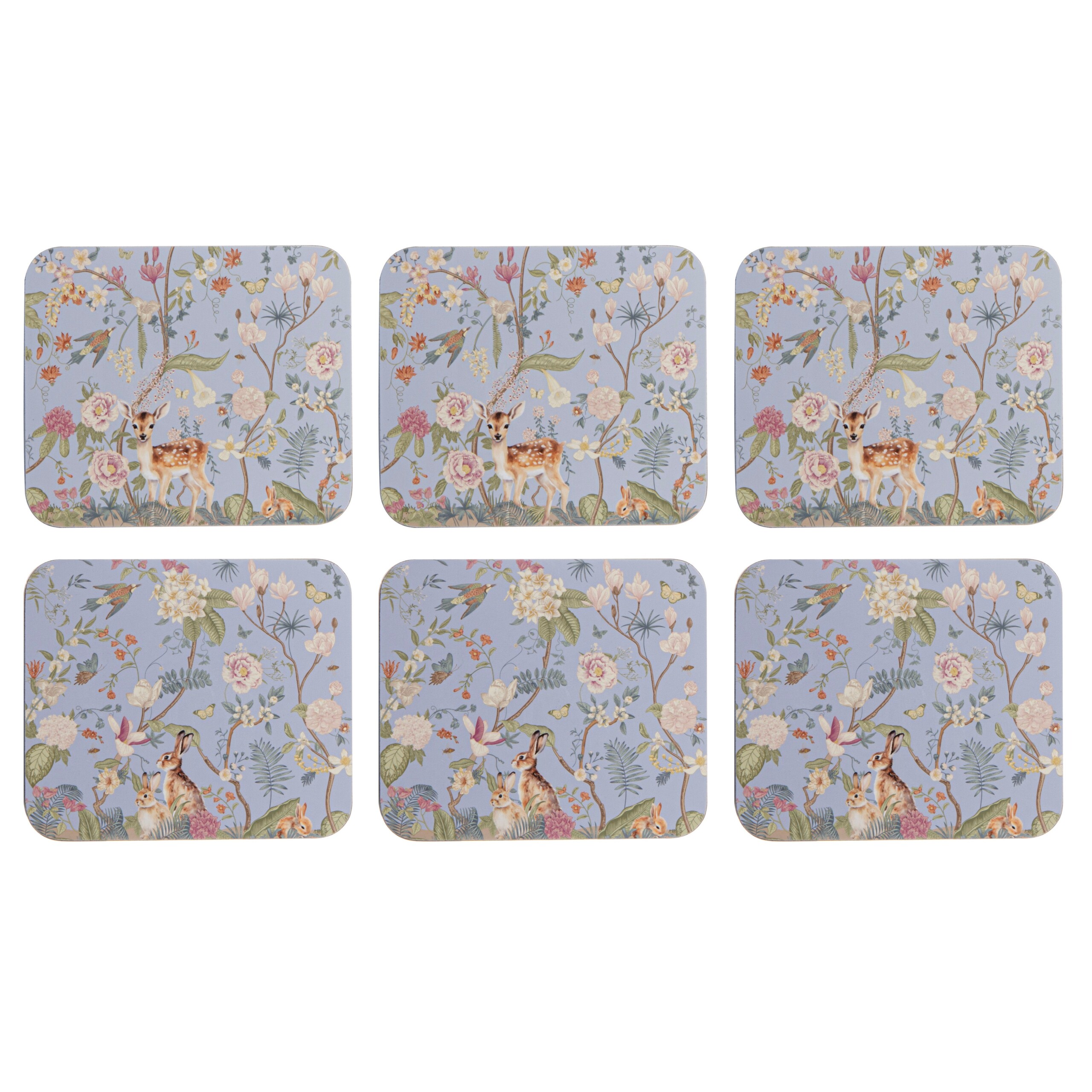 Enchanted Forest 6pk Coasters