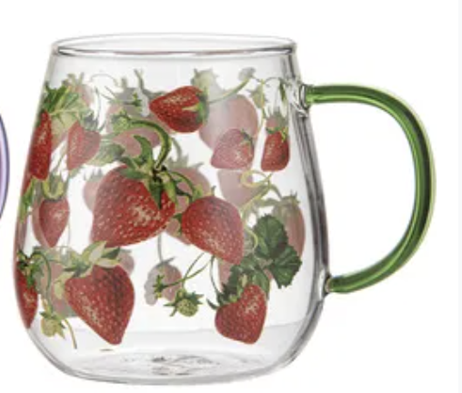 Berry Bliss Mugs Strawberries