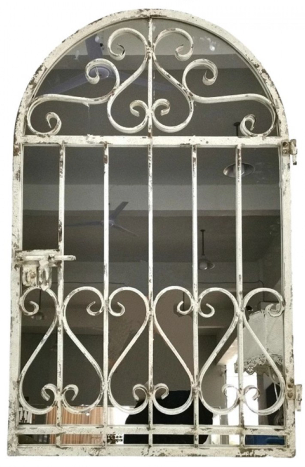 Mirror Door with Metal Frame