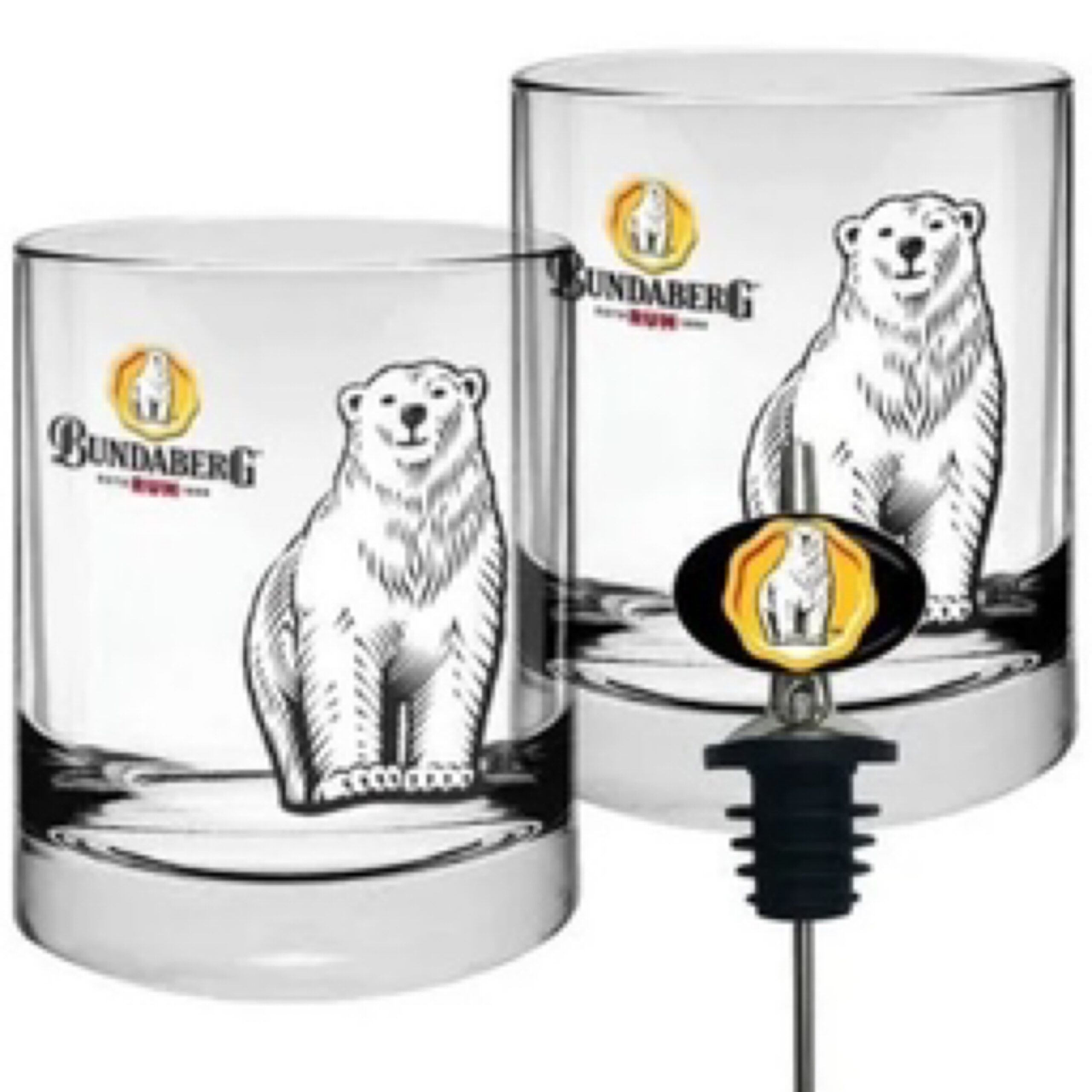 Bundy Glass And Pourer Set