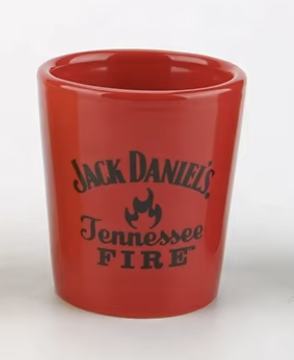 Jack Daniel’s Tennessee Fire -Shot Glass Red / Black