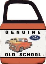 Genuine Old School Door With Mirror