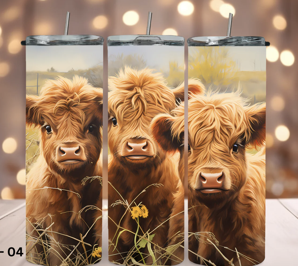 20oz Tumbler - COW04