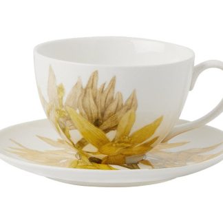 Royal Botanic Gardens Australian Orchids Cup & Saucer Gift Boxed