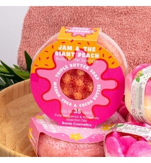 Bomb Cosmetics Jam and The Giant Peach Body Buffer
