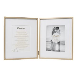 Wedding Art Of Marriage 5x7 Double Frame