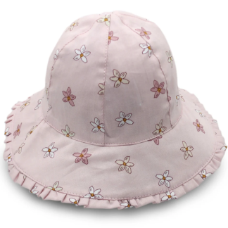 Mae Bucket Hat - Pink Flowers PK001