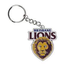 Brisbane Lions Logo Keyring