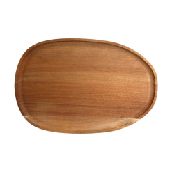 Forme Acacia Wood Organic Platter 45x30cm Natural