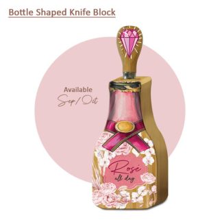 Bottle Knife Block Rose