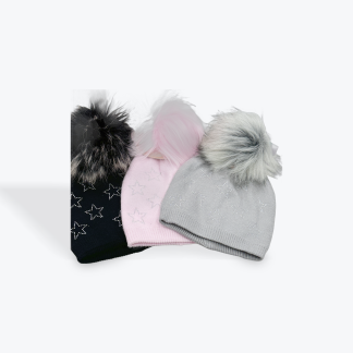 Kids Sparkling Star Beanie