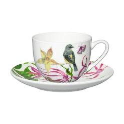 Eloise Cup & Saucer Yellow Robin