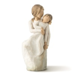 Willow Tree Mother Daughter Figurine, Sitting