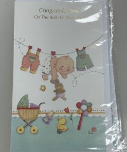 Birth of Son Card