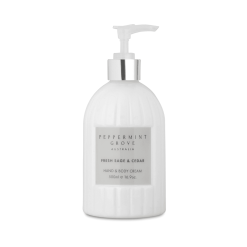 Fresh Sage & Cedar Hand & Body Cream 500ml
