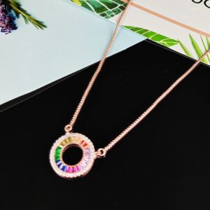 Necklace Multi Colour Jewellery 45cm