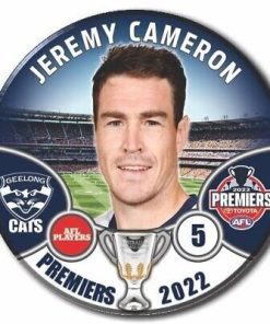 2021 AFL Geelong Player Badge - Cameron Jeremy