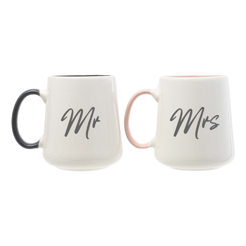 Wedding Mr & Mrs Mug Set
