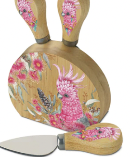 Cheese Knife Magnetic Block Grace Blossoms