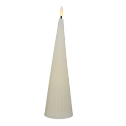 Let's Get Lit Linea LED Cone Wax Candle Soy Gift Boxed