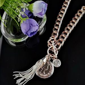 Necklace Chunky Coin Jewellery 50cm