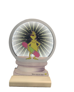 20cm Infinity Grinch With Surfboard Snow Globe