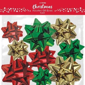 Christmas Bows 9Pk