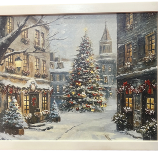 Light Up Frame Village