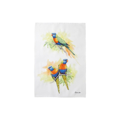 Katherine Castle Bird Life Tea Towel Lorikeet