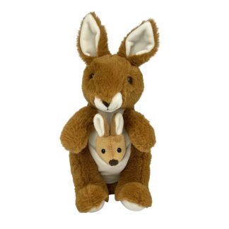 Plush Aust 45cm Kangaroo and Joey
