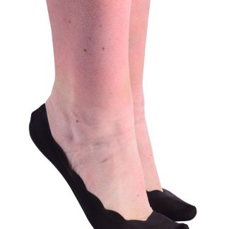 Secret Socks Scallop Black