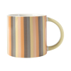 Power Pop Stripes Mug 400ML Charcoal
