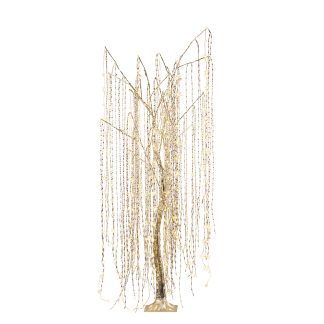 Silver Willow Tree Display with Lights, 180cm, Indoor/Outdoor