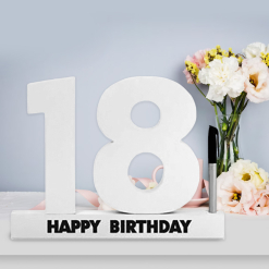 18th White Signature Block