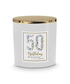 50Th Heart Candle