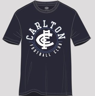 Men Support Tee Blues