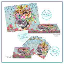 Coasters in a Gift Box Oz Foodie Koala design