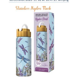 Lisa Pollock Hydro Flask Lav D'flies