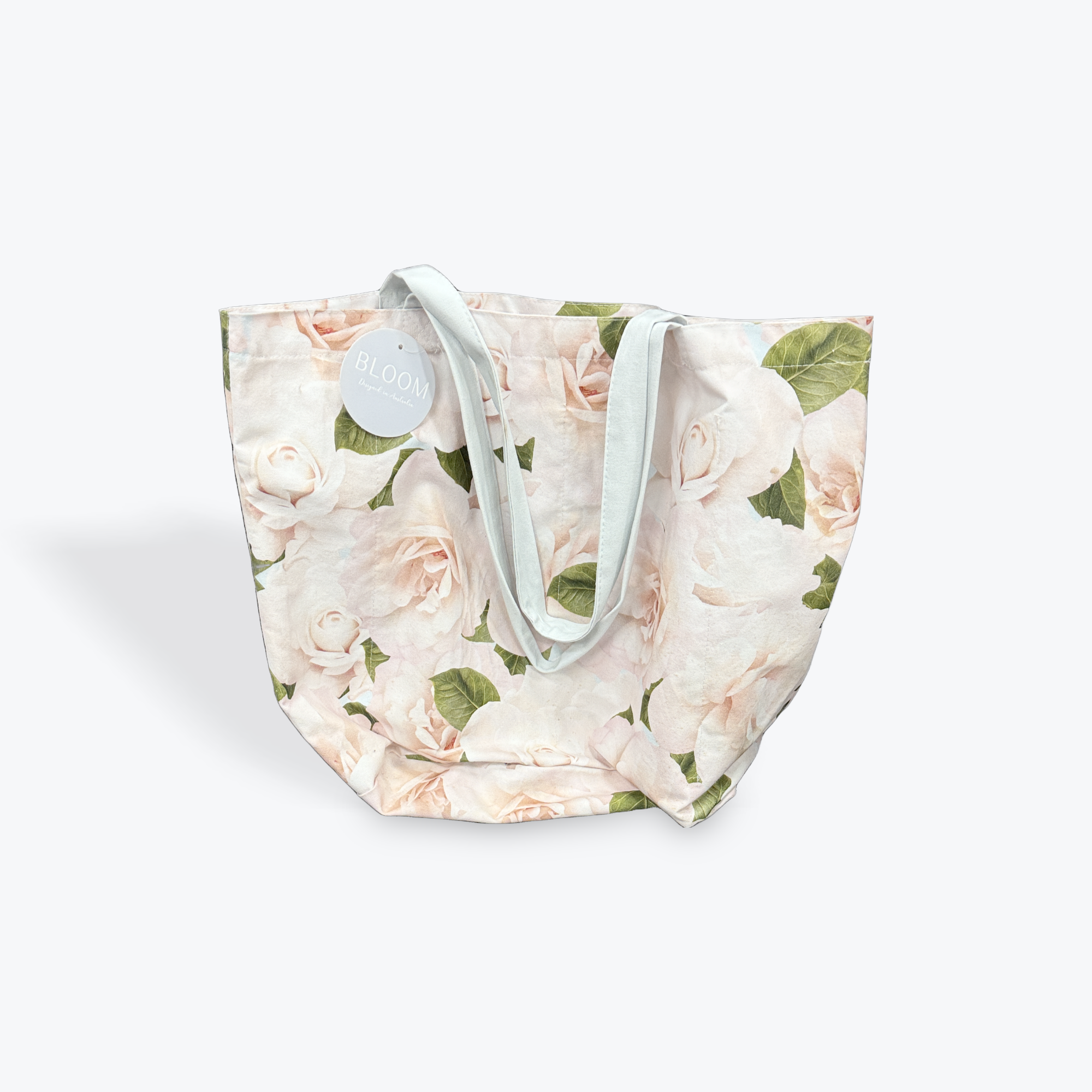 Bloom Shopping Tote bag with Wine Bottle Holder