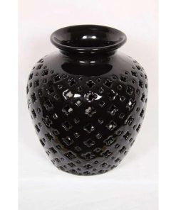 Black Filigree Vase