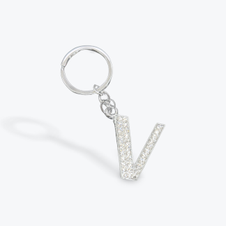 Initial Keyring Letter V