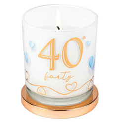 40th Birthday Candle