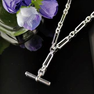 Silver Link Necklace Fashion Jewellery