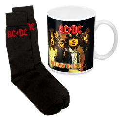 ACDC HWay 2 Hell Mug and Sock Pk