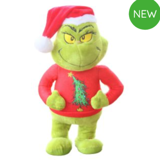 Small Side Stepper Grinch Plush
