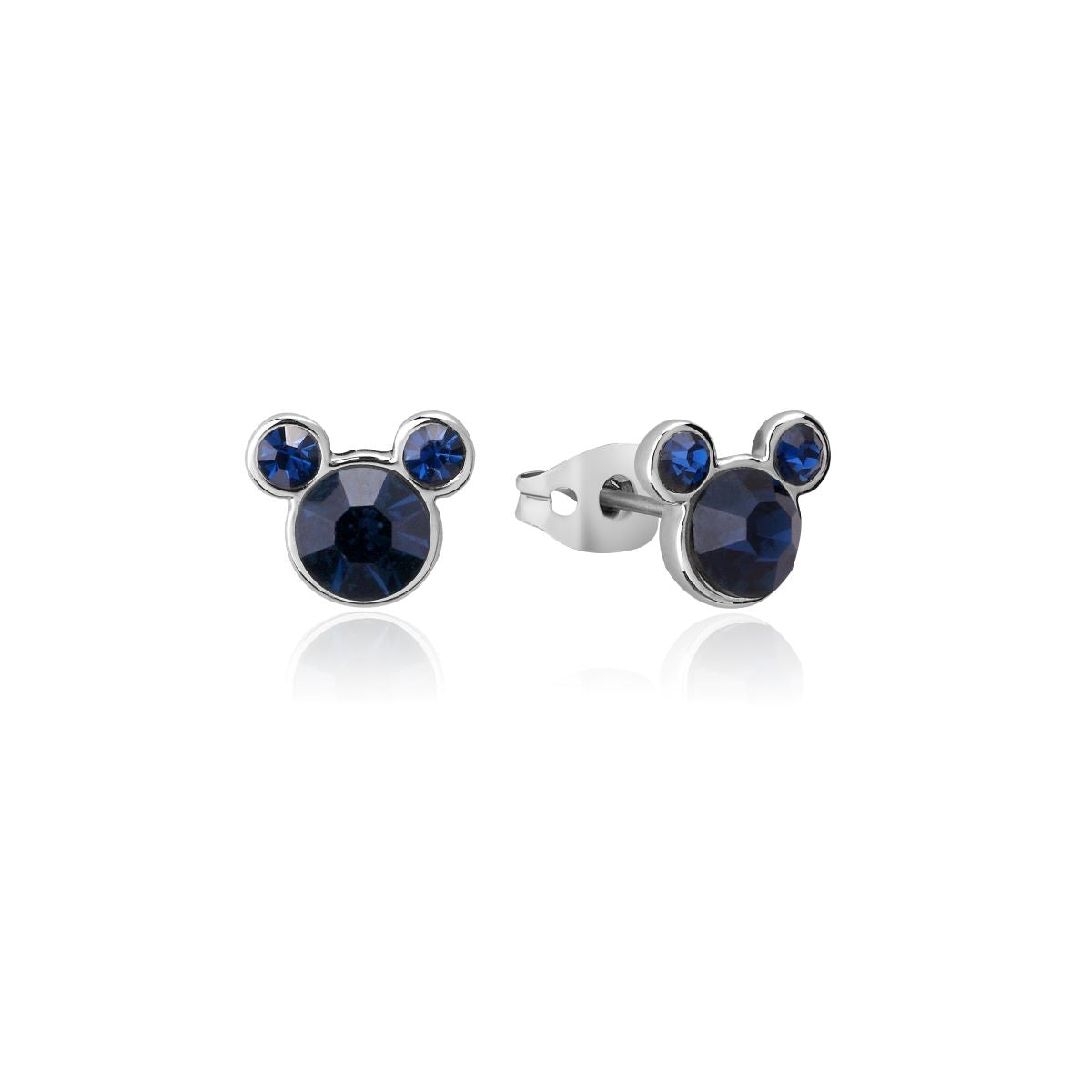 ECC Mickey December Birthstone Stud Earrings