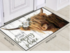 Washable Highland Foor Mat