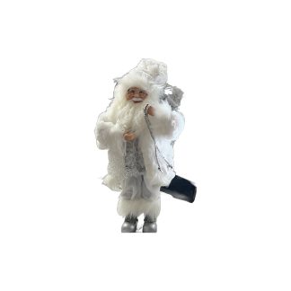 White Christmas Santa 45cm