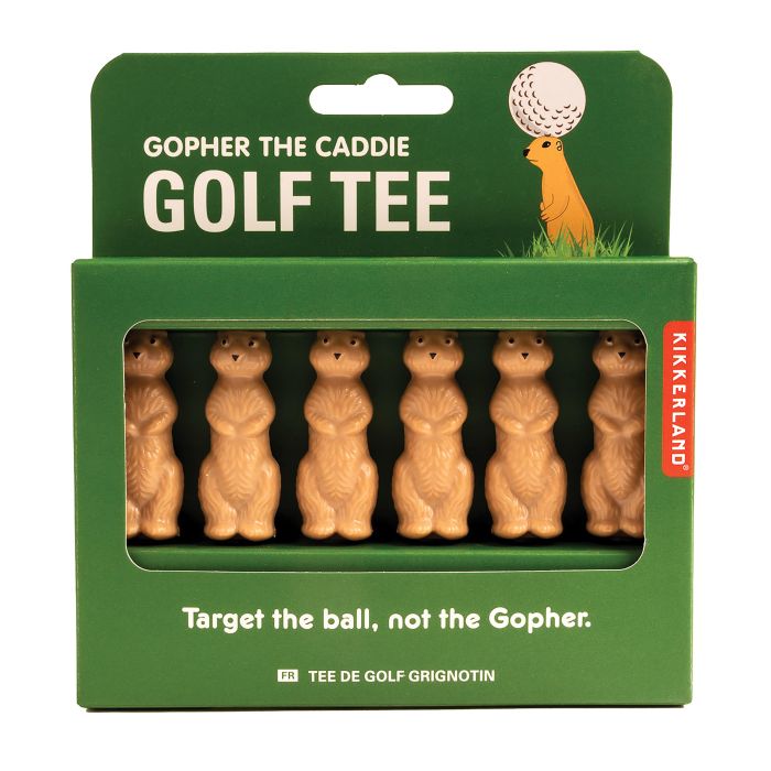 Gopher the Caddy Golf Tee